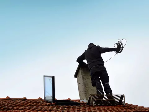 Mechaniczne czyszczenie komina