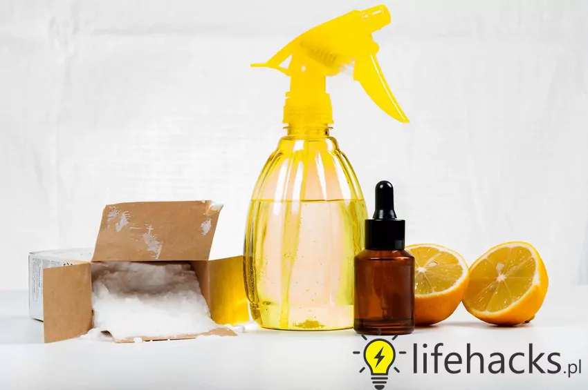 Kwasek cytrynowy i ocet do pralki