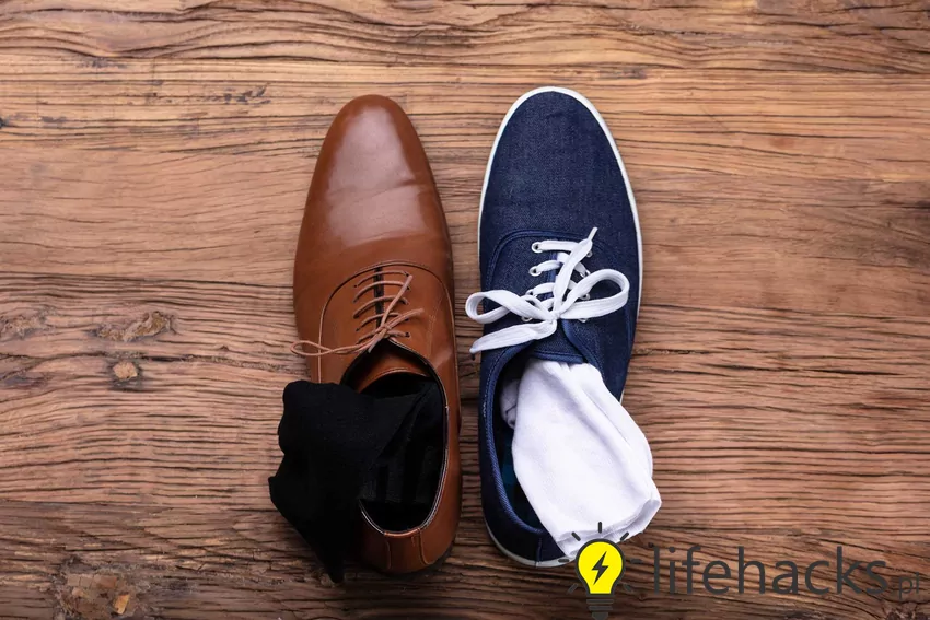 Grube skarpety w butach