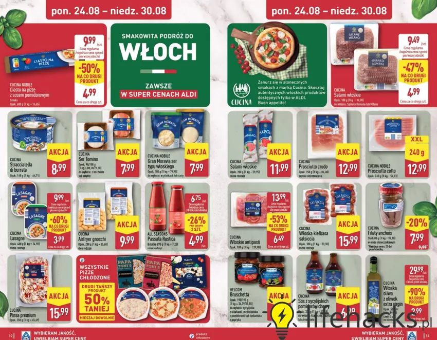 W promocji m.in. kultowe włoskie produkty Aldi - gazetka