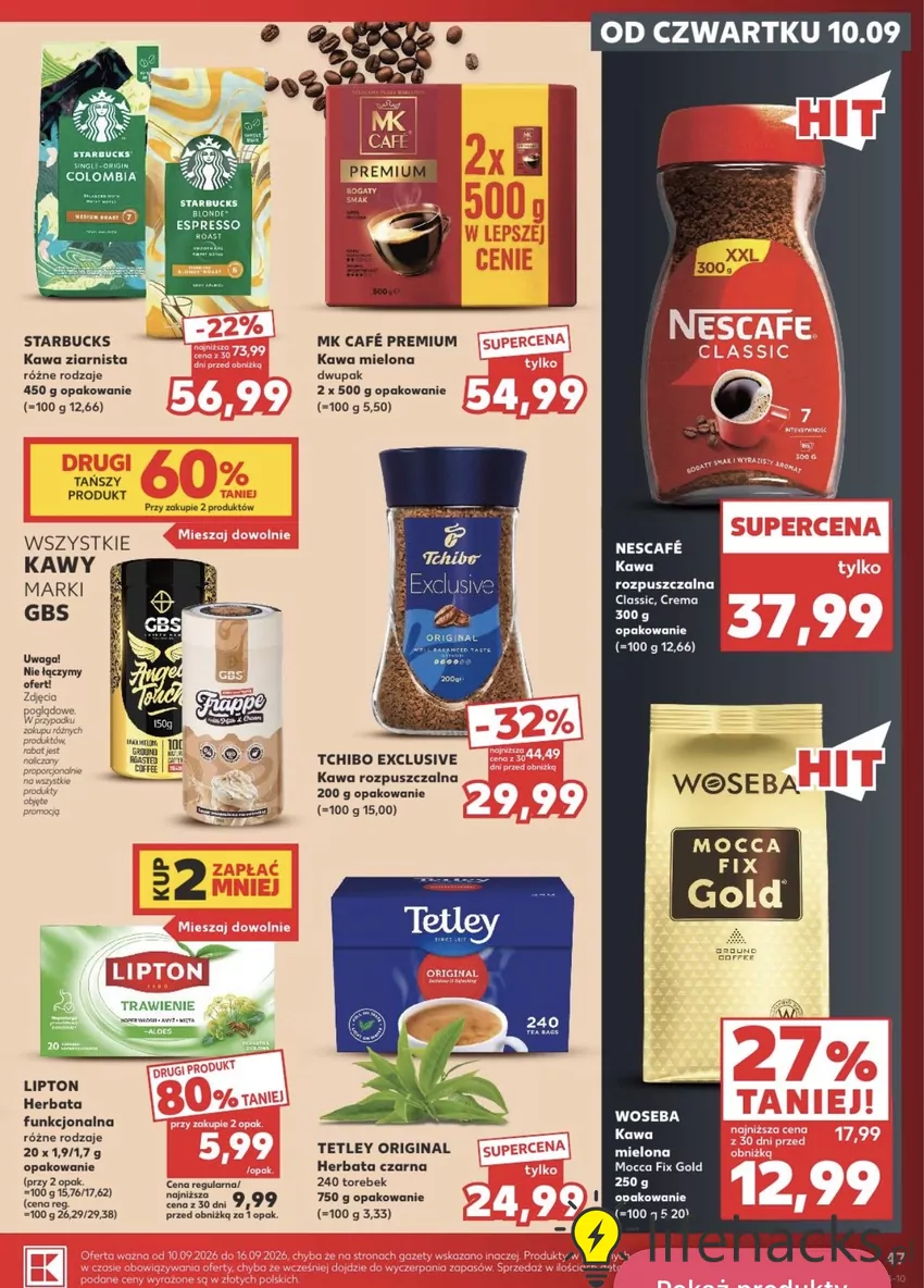 Kawa rozpuszczalna Tchibo Exclusive (200 g) zz rabatem 32% w Kauflandzie Promocje w Kauflandzie