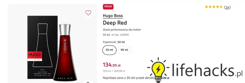 Duża przecena znanego zapachu Rossmann - gazetka