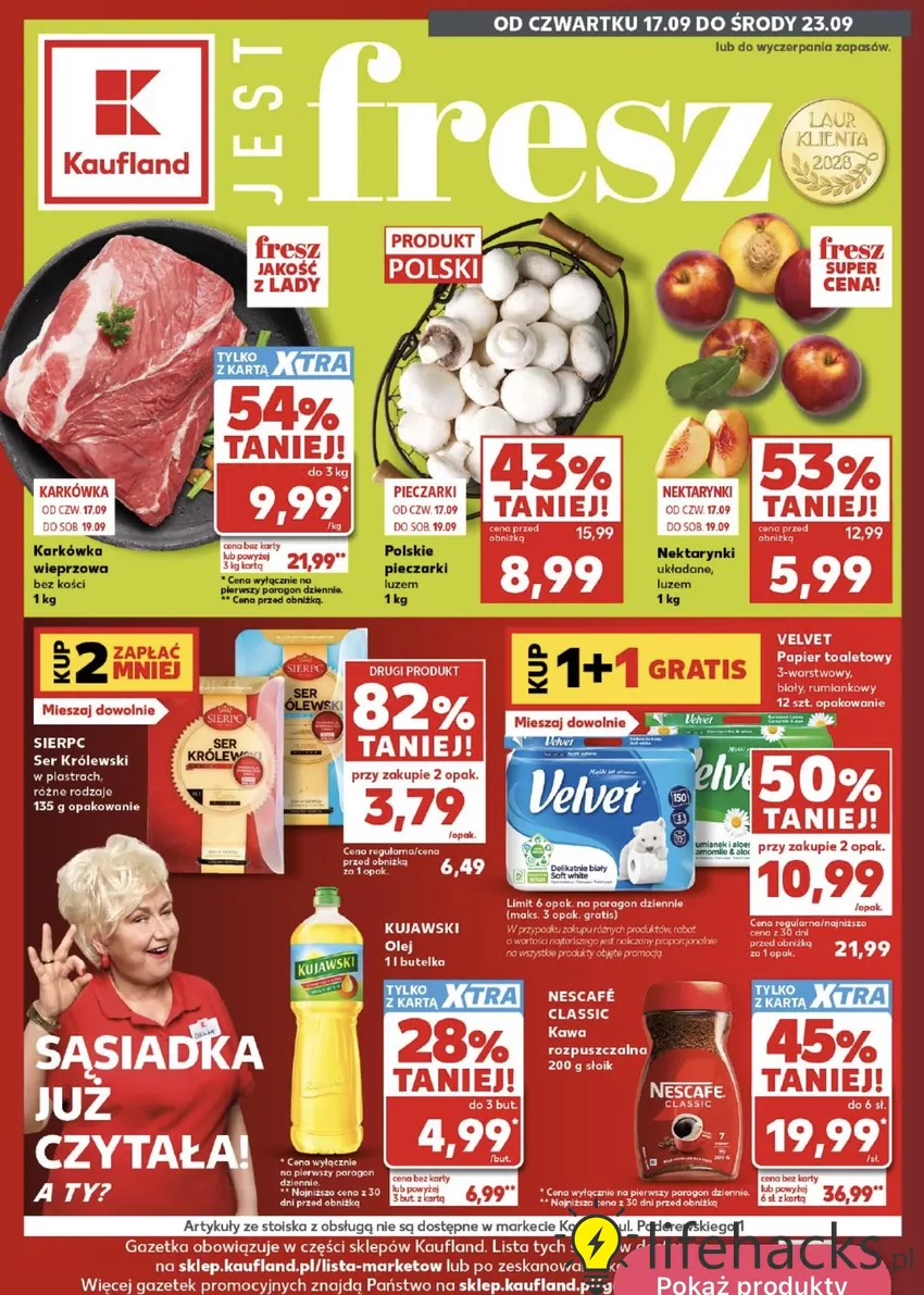 Ser Królewski Sierpc (135 g) z rabatem na drugi produkt aż 82% Promocje w Kauflandzie