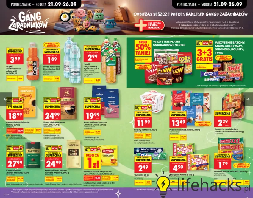 W promocji m.in. kultowe kawy Biedronka - gazetka