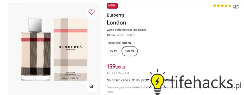 Popularny zapach teraz w obniżonej cenie Rossmann - gazetka