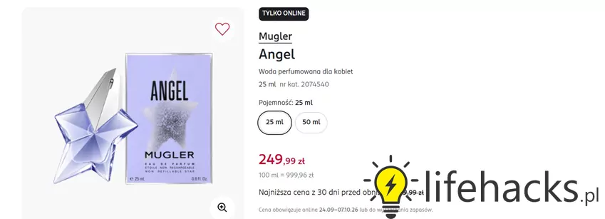 Woda perfumowana dla kobiet w dużej przecenie Rossmann - gazetka