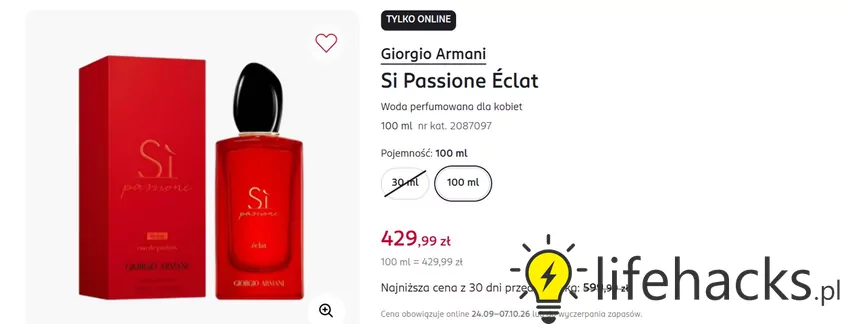 Woda perfumowana dla kobiet taniej niż zwykle Rossmann - gazetka