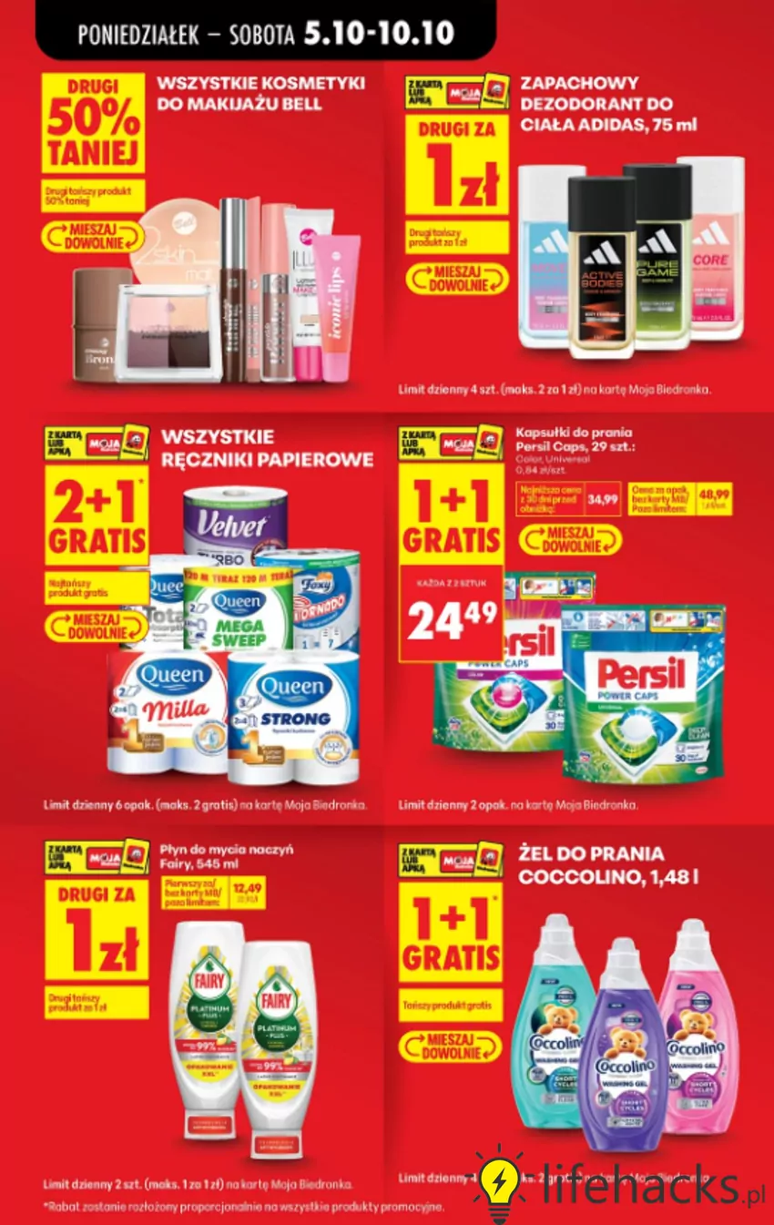 Dużo promocji "+1 gratis" Biedronka - gazetka