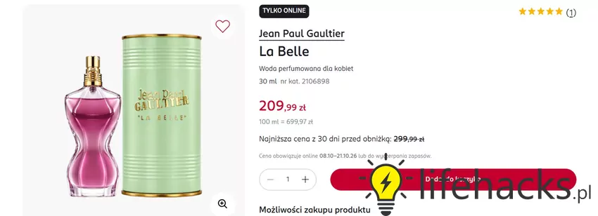 Popularna woda perfumowana w promocyjnej cenie Rossmann - gazetka