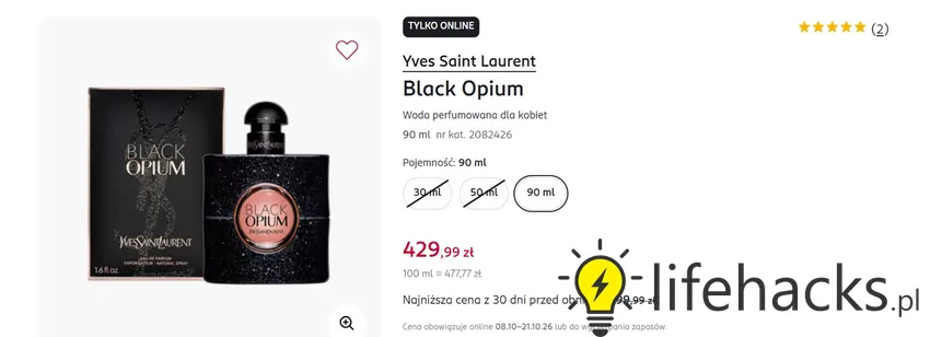 Słynne perfumy teraz taniej niż zwykle Rossmann - gazetka